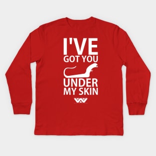 Under my skin white Kids Long Sleeve T-Shirt